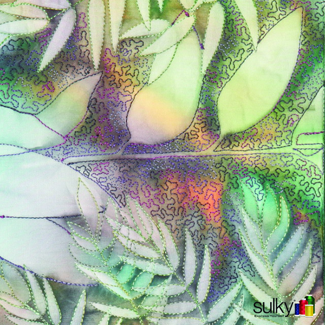 Quilting with Sulky 30 wt. Cotton Blendables Thread