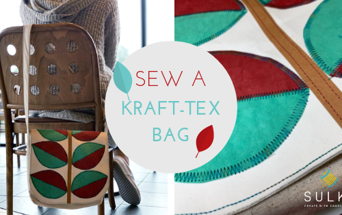 sew a kraft-tex bag
